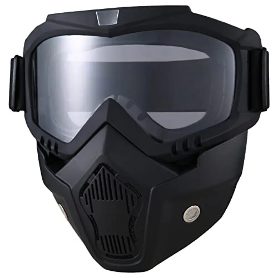 Paintball Mask Anti Fog, Full Face Tactical Mask Goggles Detachable for Motorcycle Cycling Skiing Halloween CS Game Cosplay
Paintball Mask Anti Fog, Full Face Tactical Mask Goggles Detachable for Motorcycle Cycling Skiing Halloween CS Game Cosplay