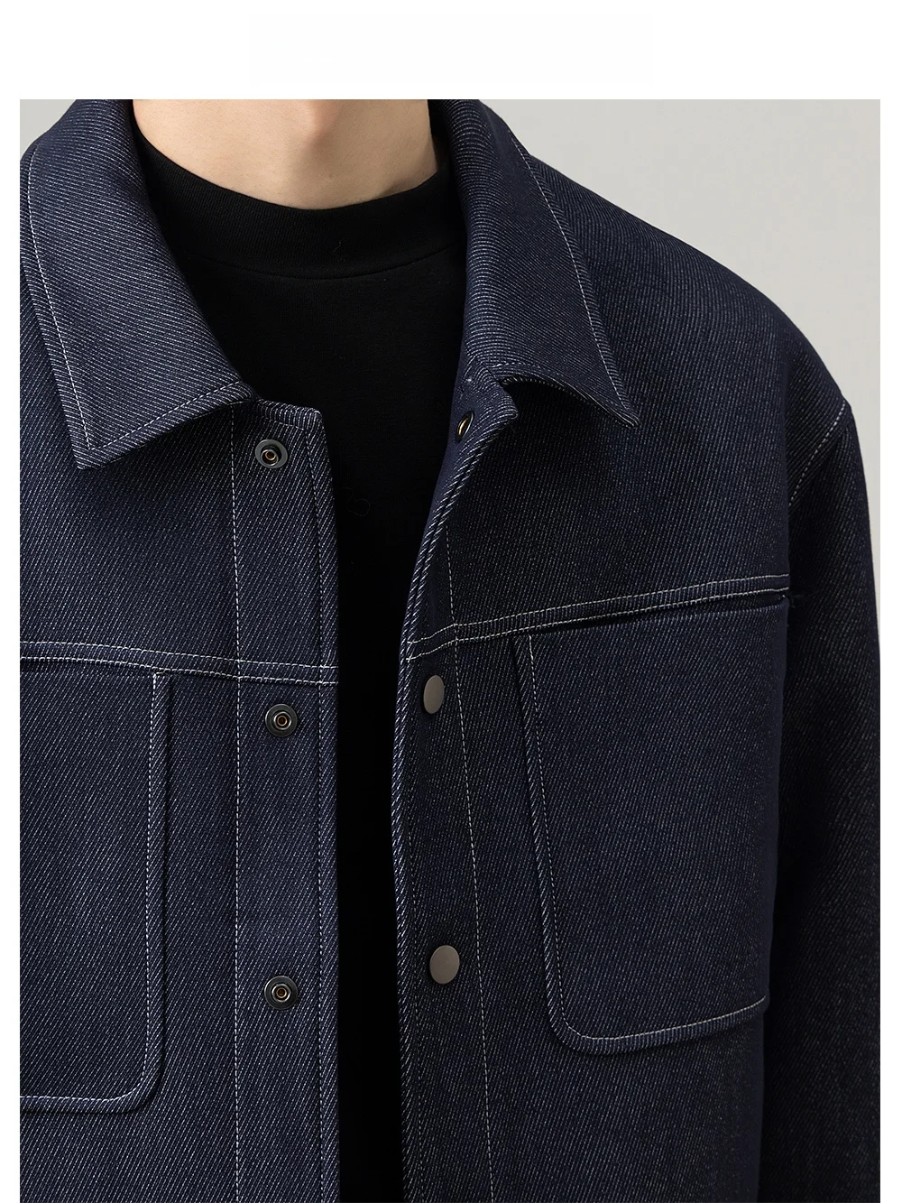 Men's Casual Loose Fashionable Collared Jacket Lightweight Mature Style Short Korean Version Top Outerwear for Men
Men's Casual Loose Fashionable Collared Jacket Lightweight Mature Style Short Korean Version Top Outerwear for Men