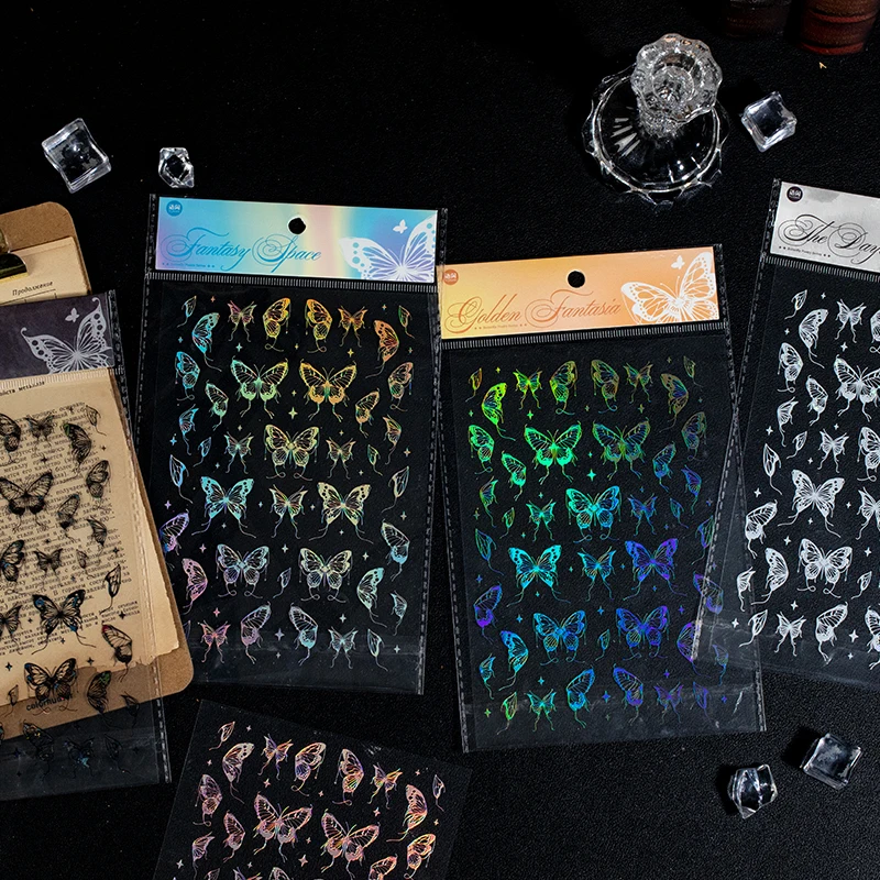 12packs/LOT The Butterfly's Poem series cute lovely retro decorative PET sticker
12packs/LOT The Butterfly's Poem series cute lovely retro decorative PET sticker