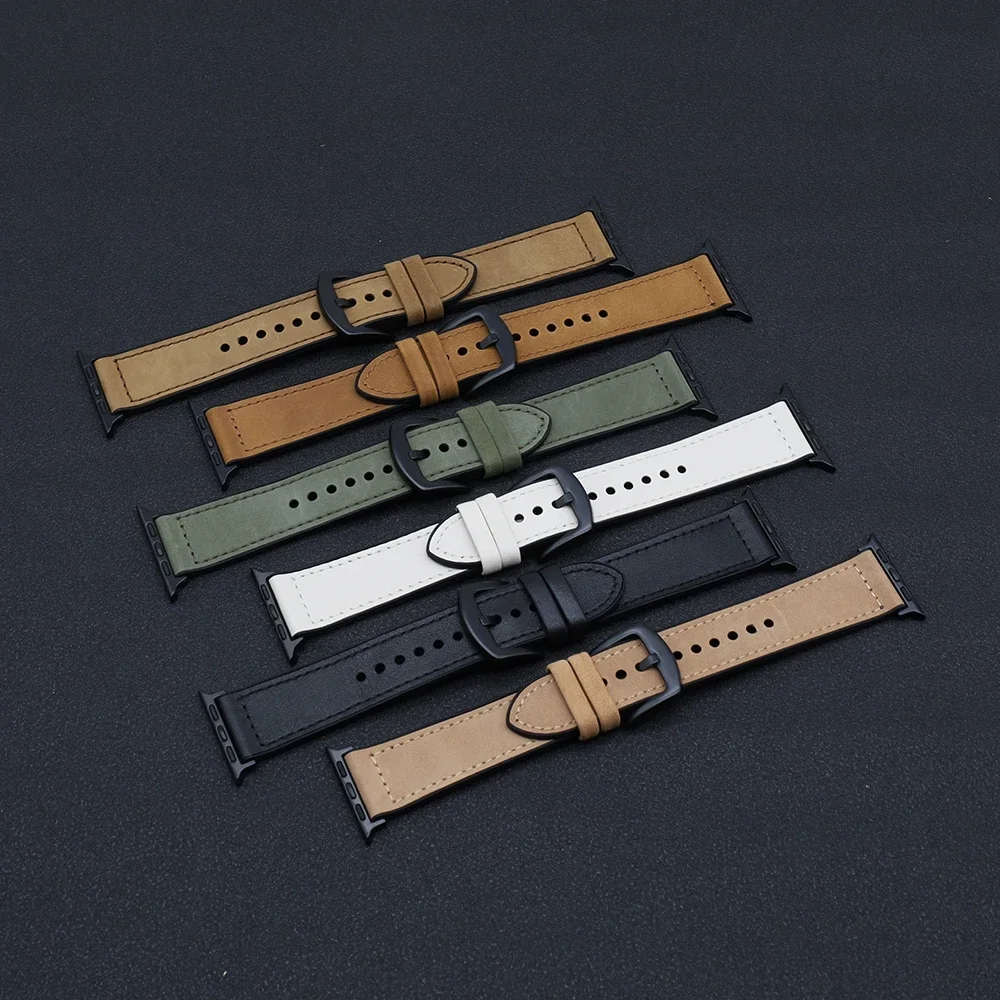 Ремешок силиконовый и кожаный для Apple Watch Band 49 мм 44 мм 45 мм 42 мм 40 мм 41 мм 46 мм, браслет correa iWatch series 10 9 8 7 6 5 4 Se 3
Ремешок силиконовый и кожаный для Apple Watch Band 49 мм 44 мм 45 мм 42 мм 40 мм 41 мм 46 мм, браслет correa iWatch series 10 9 8 7 6 5 4 Se 3