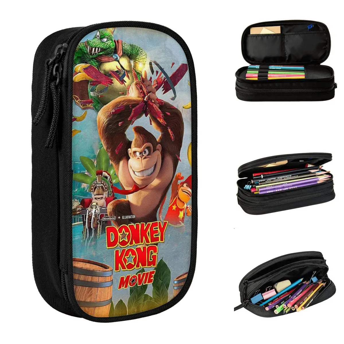 Donkeys Kongs Monkey Game Pen Box Double Layer Large-capacity School Accessories Pencil Bag Perfect Gifts
Donkeys Kongs Monkey Game Pen Box Double Layer Large-capacity School Accessories Pencil Bag Perfect Gifts