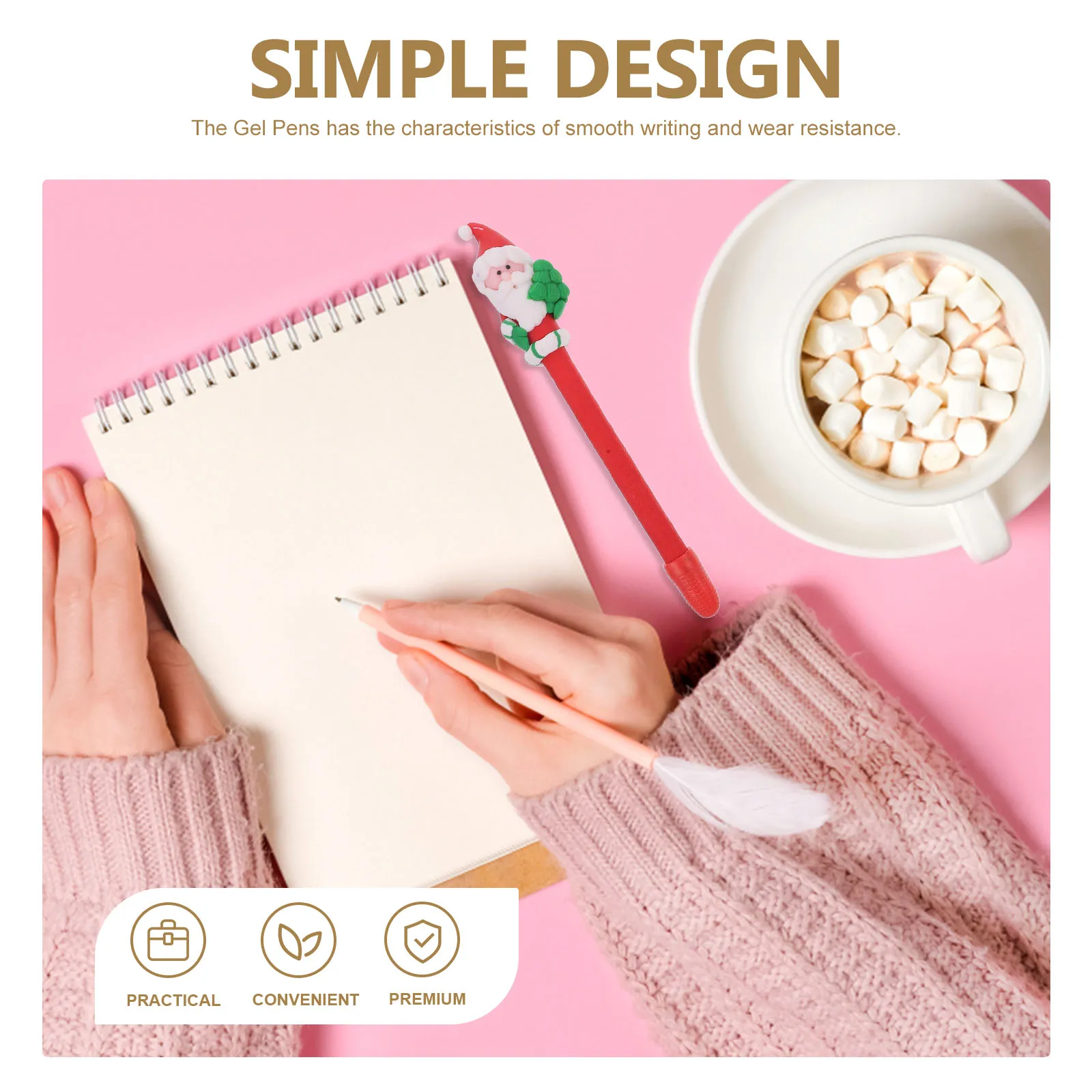 4Pcs Portable Gel Pens Christmas Elements Adorable Writing Tools for Students Supplies Gel Pen Cute Pen Pens Students Supplies
4Pcs Portable Gel Pens Christmas Elements Adorable Writing Tools for Students Supplies Gel Pen Cute Pen Pens Students Supplies