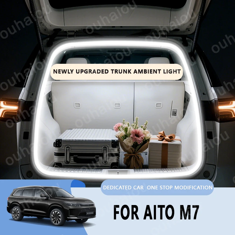 For AITO M7 trunk light modification light Atmosphere lights White warm white Rear Trunk LED Light Bar
For AITO M7 trunk light modification light Atmosphere lights White warm white Rear Trunk LED Light Bar