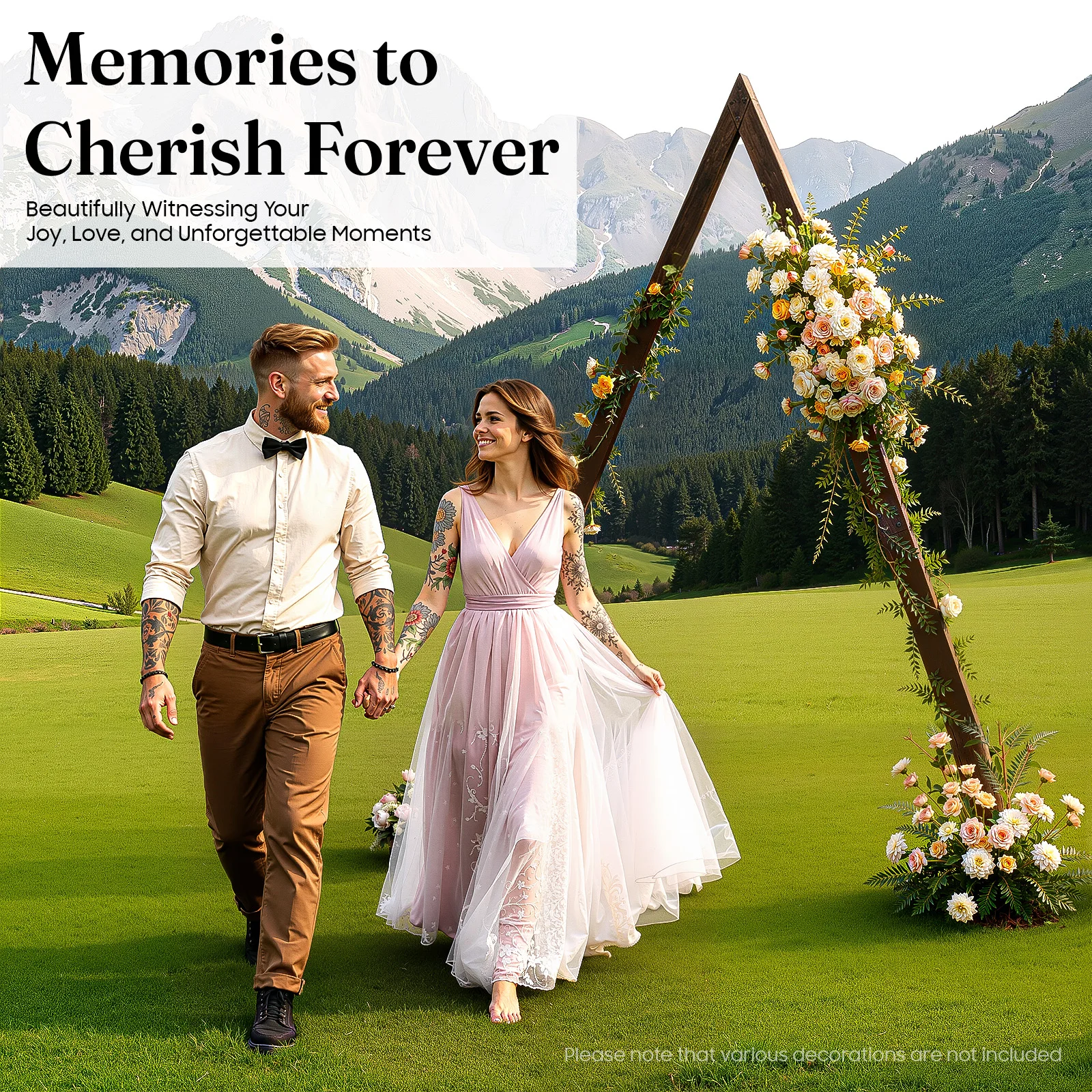 Wood Wedding Arch Wooden Triangle Arch Solid Wood Outdoor Wedding Decoration Arch Backdrop for Ceremony Party DIY Decor
Wood Wedding Arch Wooden Triangle Arch Solid Wood Outdoor Wedding Decoration Arch Backdrop for Ceremony Party DIY Decor