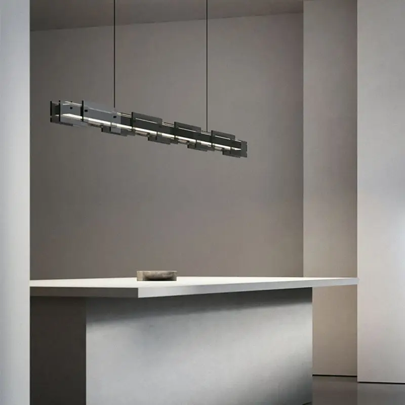 Nordic Long Strip Glass Led Pendant Lights Dimmable for Hotel Dining Room Villa Apartment Home Decor Hanging Lusters Luminaires
Nordic Long Strip Glass Led Pendant Lights Dimmable for Hotel Dining Room Villa Apartment Home Decor Hanging Lusters Luminaires