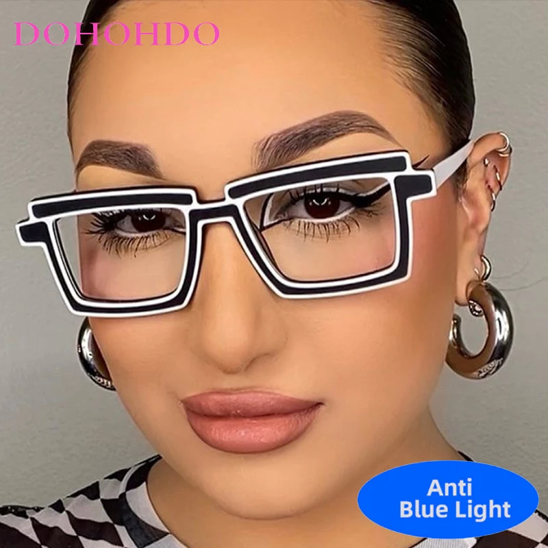 2025 Fashion Trendy Square TR90 Anti-Blue Light Glasses Women Men Luxury Designer Big Frame Computer Optical Eyewear Lentes Очки
2025 Fashion Trendy Square TR90 Anti-Blue Light Glasses Women Men Luxury Designer Big Frame Computer Optical Eyewear Lentes Очки