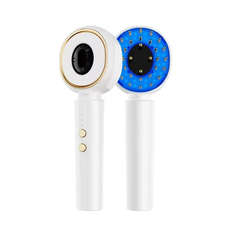 Laser Growth HairComb Scalp Massage Comb Red Light Blue Head Health Essence Introduced Into Hair Growth Instrument
Laser Growth HairComb Scalp Massage Comb Red Light Blue Head Health Essence Introduced Into Hair Growth Instrument
