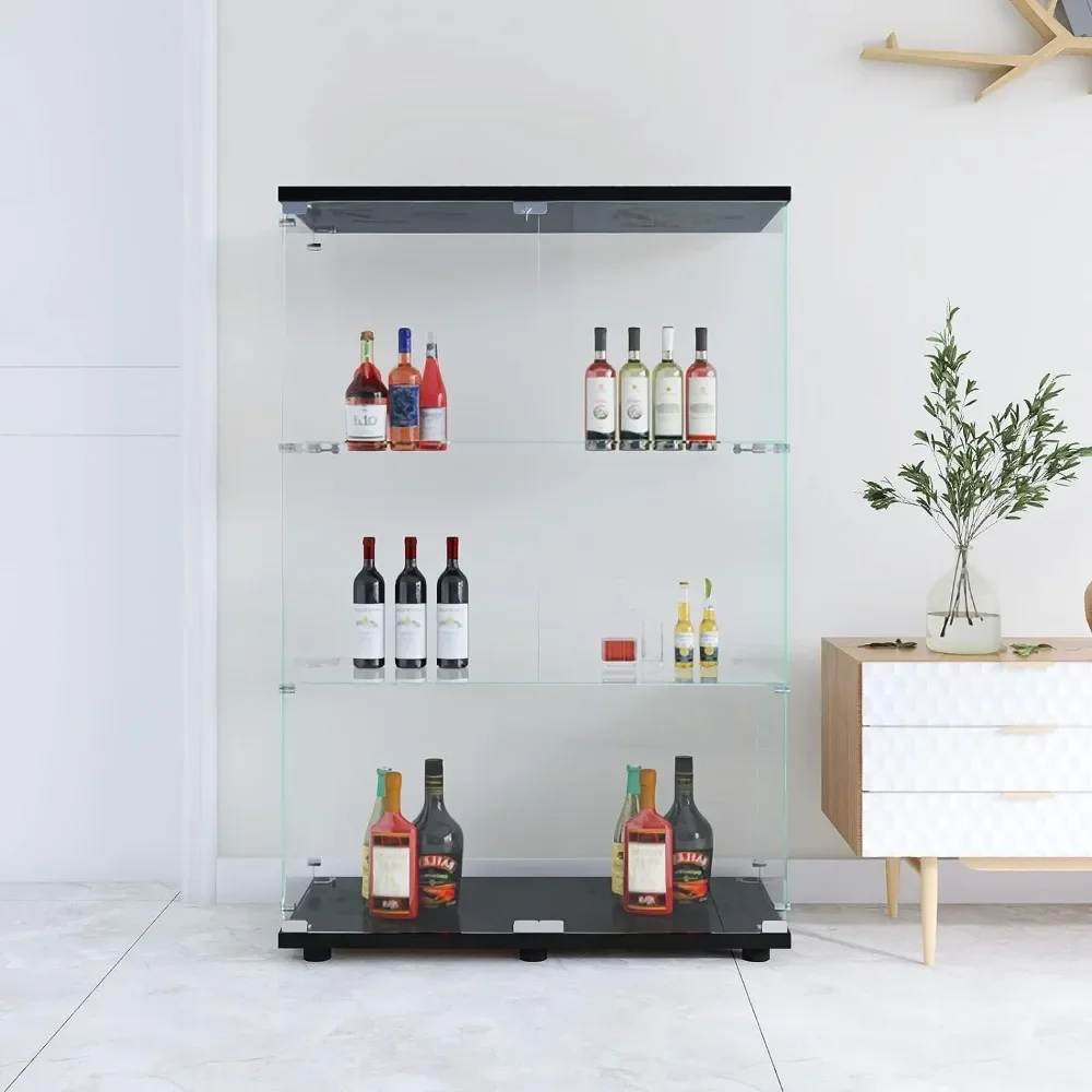 3-Tier Glass Display Cabinet, 49 in,Antique Cabinet with Glass Doors, Floor-to-ceiling Glass Bookshelves,Glasss Display Cabinets
3-Tier Glass Display Cabinet, 49 in,Antique Cabinet with Glass Doors, Floor-to-ceiling Glass Bookshelves,Glasss Display Cabinets