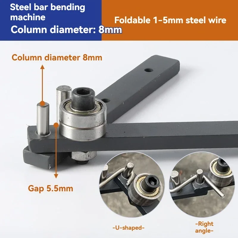 New Manual Bending Machine Mold Steel Bending Machine Small Multi-functional Anchor Hook
New Manual Bending Machine Mold Steel Bending Machine Small Multi-functional Anchor Hook