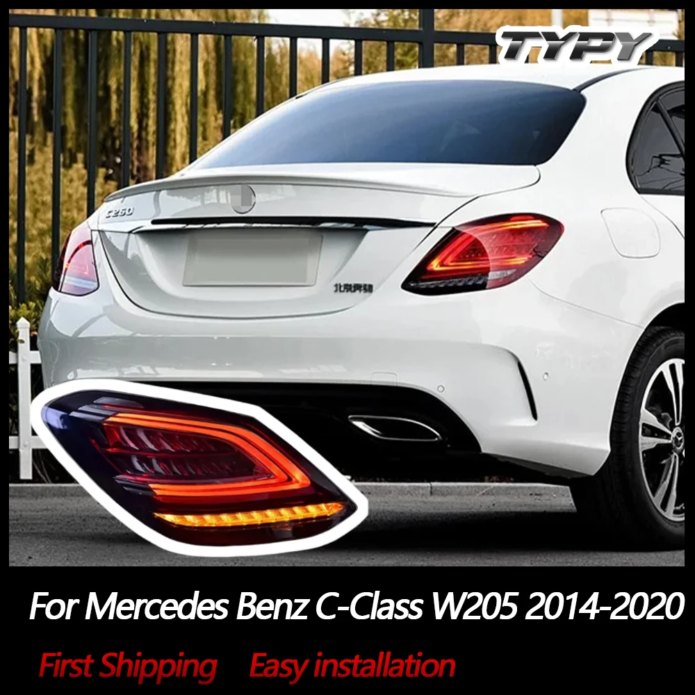 TYPY Car Lights For Mercedes Benz C-Class W205 Taillight 2014-2020 LED Tail Lights Assembly Rear Brake Lamps DRL Turn Signal
TYPY Car Lights For Mercedes Benz C-Class W205 Taillight 2014-2020 LED Tail Lights Assembly Rear Brake Lamps DRL Turn Signal