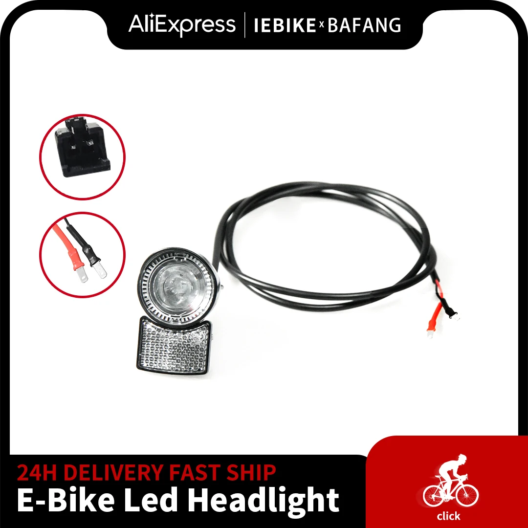 Electric Bike 6V LED Front Light Flashlight For Bafang eBike BBS BBS01B BBS02B BBSHD Mid Motor Conversion Kit
Electric Bike 6V LED Front Light Flashlight For Bafang eBike BBS BBS01B BBS02B BBSHD Mid Motor Conversion Kit