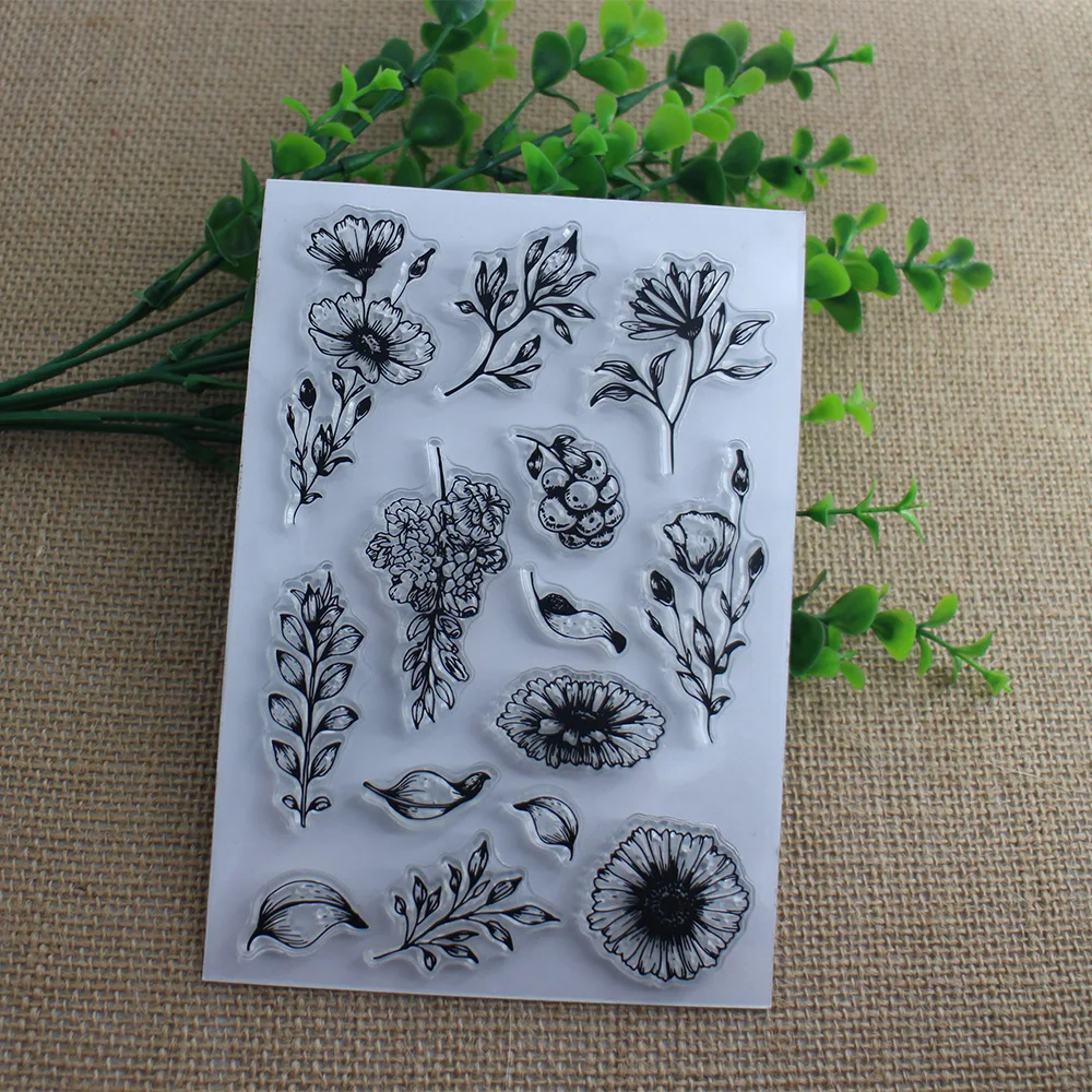 Vintage Clear Silicone Stamps Sunflower Leaves DIY Scrapbooking Kids Happy Birthday Handmade Album, Greeting Cards, Paper Gifts
Vintage Clear Silicone Stamps Sunflower Leaves DIY Scrapbooking Kids Happy Birthday Handmade Album, Greeting Cards, Paper Gifts