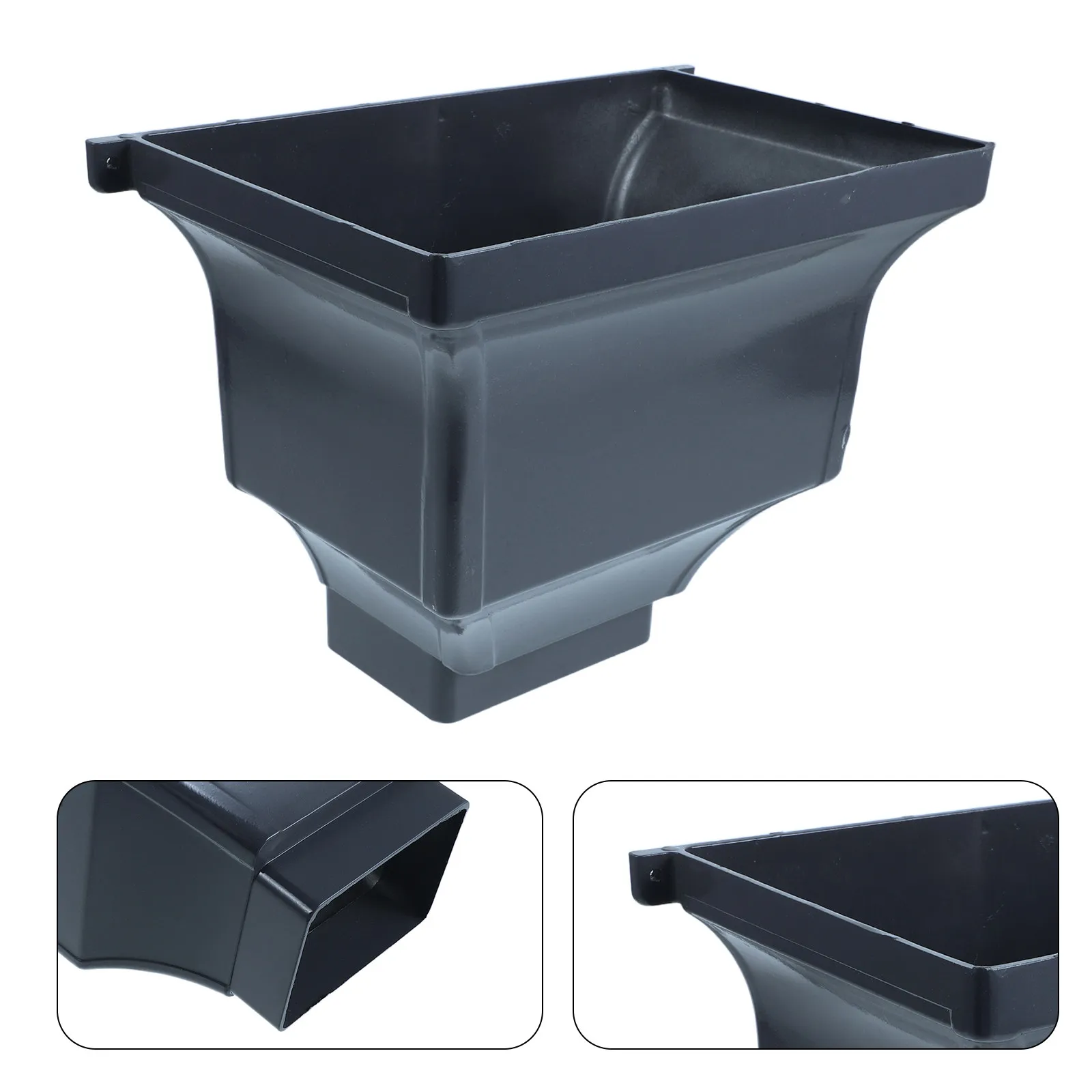 Grey Aluminum Alloy Rainwater Diverter Arc Design 30x22x18cm Downspout Adapter Rain Gutter Extension Splash Block for Outdoor
Grey Aluminum Alloy Rainwater Diverter Arc Design 30x22x18cm Downspout Adapter Rain Gutter Extension Splash Block for Outdoor