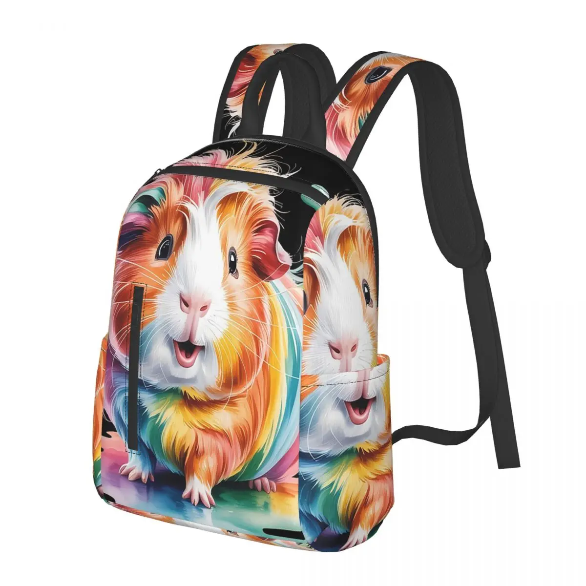 Colorful Rainbow Guinea Pig Student Backpack School Bag Hiking Travel Daypack for Men Women Bookbag Shoulder Bags
Colorful Rainbow Guinea Pig Student Backpack School Bag Hiking Travel Daypack for Men Women Bookbag Shoulder Bags