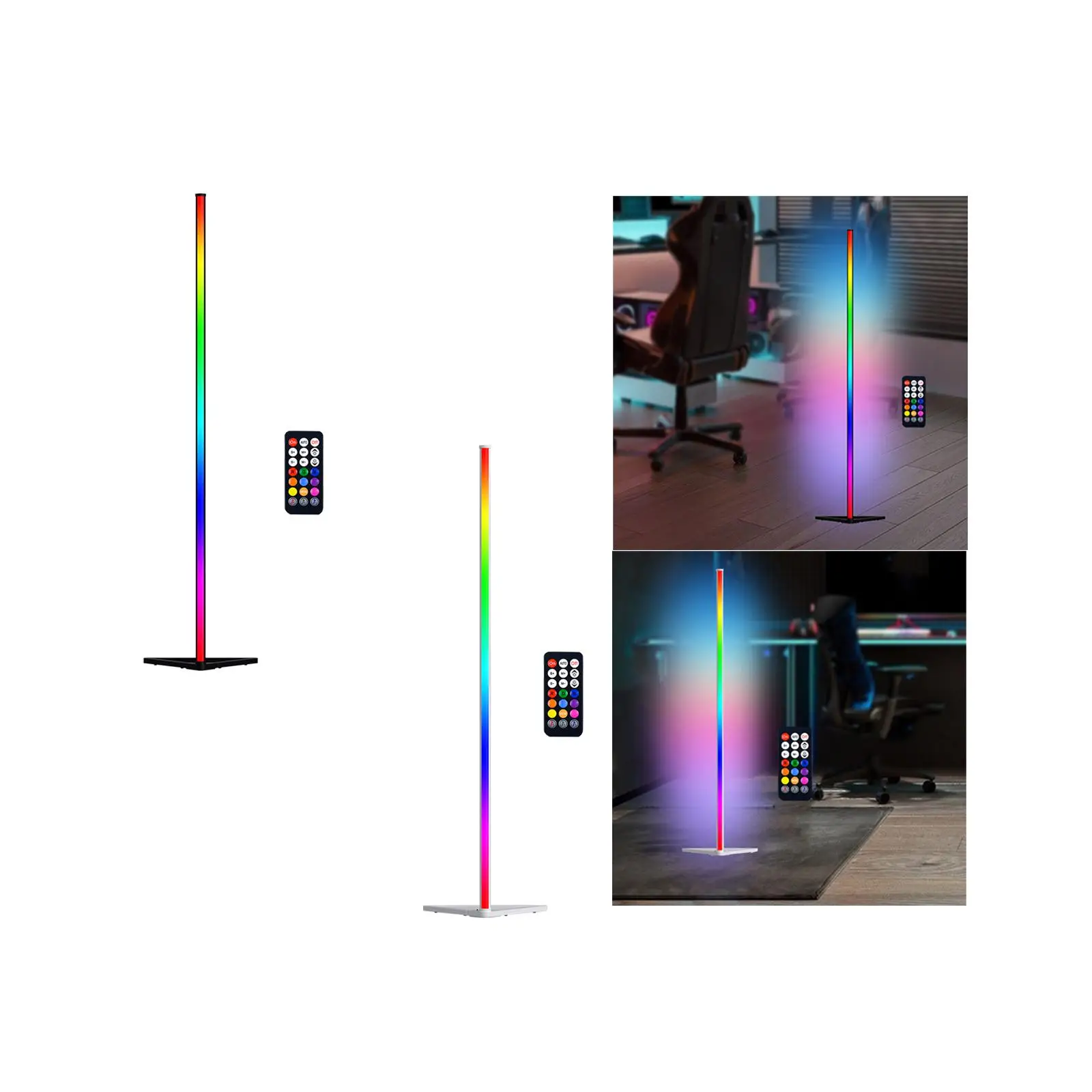 Угловой торшер RGB 55 дюймов, 68+ сцены, современный торшер с синхронизацией музыки, универсальный светильник для чтения, угловой светильник для спальни, офиса
Угловой торшер RGB 55 дюймов, 68+ сцены, современный торшер с синхронизацией музыки, универсальный светильник для чтения, угловой светильник для спальни, офиса