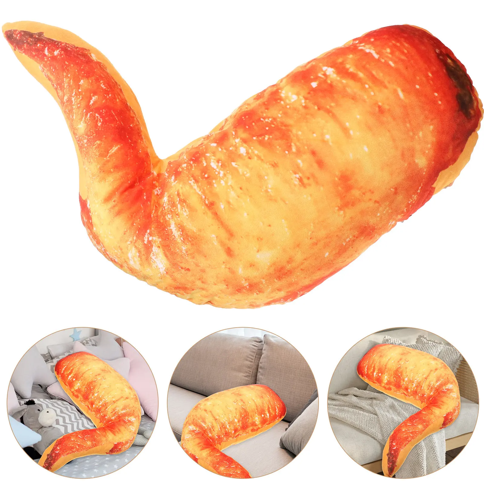 Chicken Wing Shaped Soft Cushion Realistic Food Design Throw Pillow for Sofa Bed Chair Kitchen Decor Kids Room Living Room
Chicken Wing Shaped Soft Cushion Realistic Food Design Throw Pillow for Sofa Bed Chair Kitchen Decor Kids Room Living Room