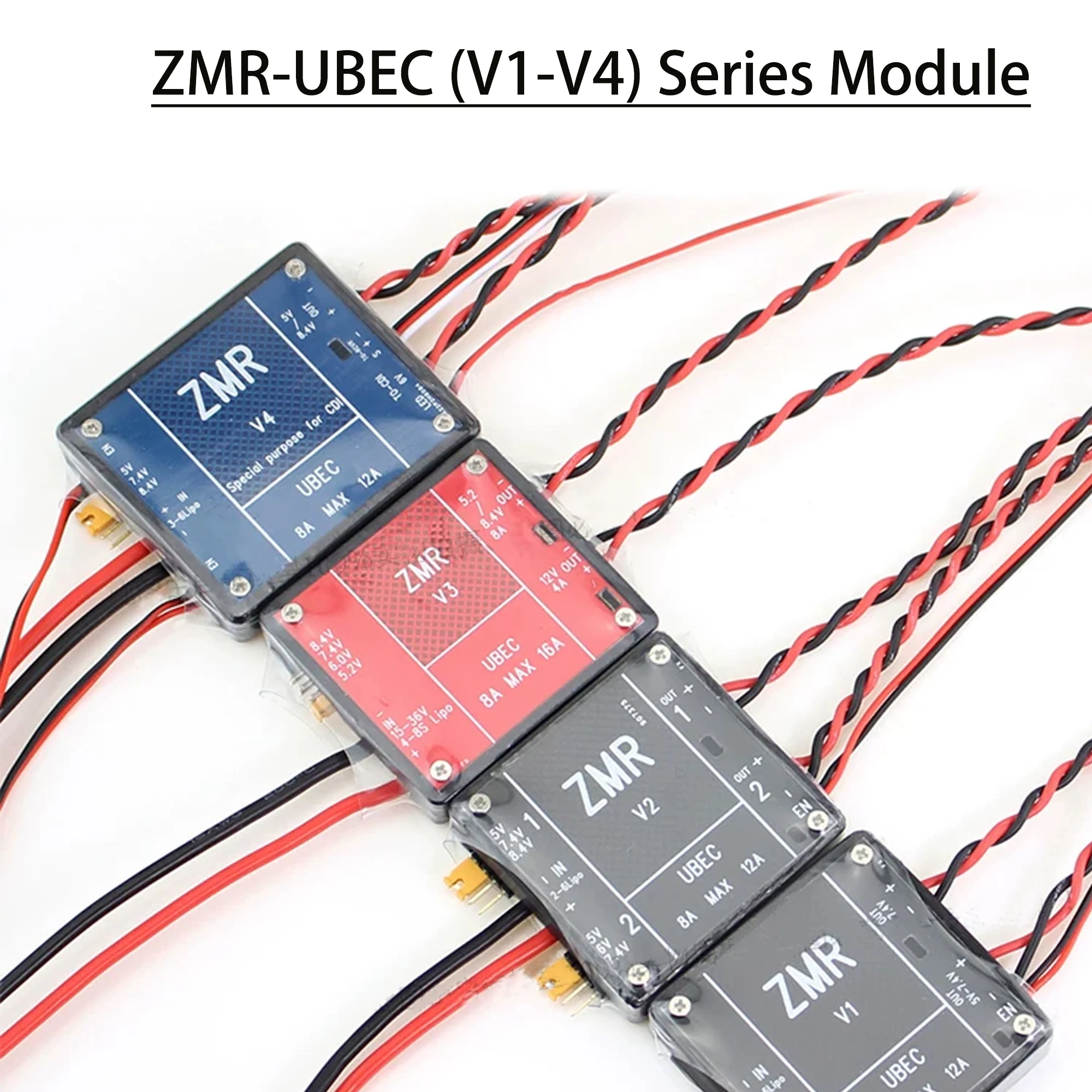 ZMR 8A Dual UBEC V1 V2 V3 Dual BEC Input Voltage 2-6S Lipo / 4-8S BEC for RC Quadcopter FPV Racing Drone Spare Parts DIY Models
ZMR 8A Dual UBEC V1 V2 V3 Dual BEC Input Voltage 2-6S Lipo / 4-8S BEC for RC Quadcopter FPV Racing Drone Spare Parts DIY Models