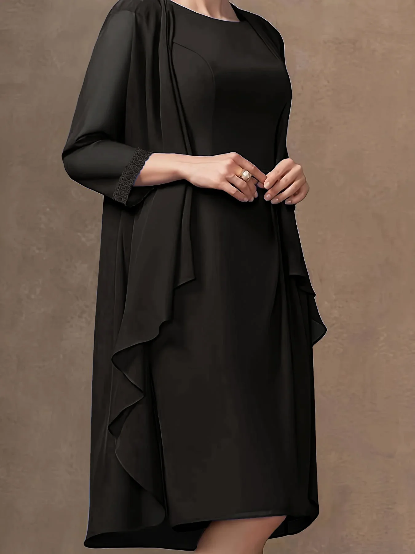 Temperament Plus Size Mother Of The Bride Blue Color Fashion Irregular Lace Chiffon Dress Two Pieces Midi Dress With Jacket
Temperament Plus Size Mother Of The Bride Blue Color Fashion Irregular Lace Chiffon Dress Two Pieces Midi Dress With Jacket