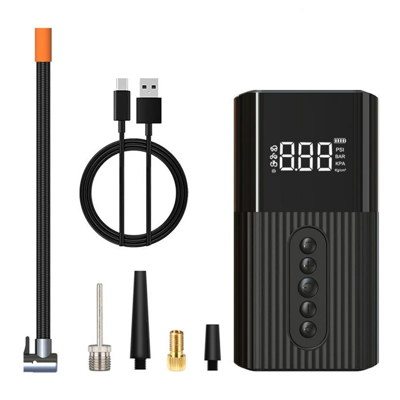 Tire Inflator Portable Air Compressor,Air Pump For Car With LED Digital Pressure, 2X Faster Inflation Air Compressor Durable
Tire Inflator Portable Air Compressor,Air Pump For Car With LED Digital Pressure, 2X Faster Inflation Air Compressor Durable