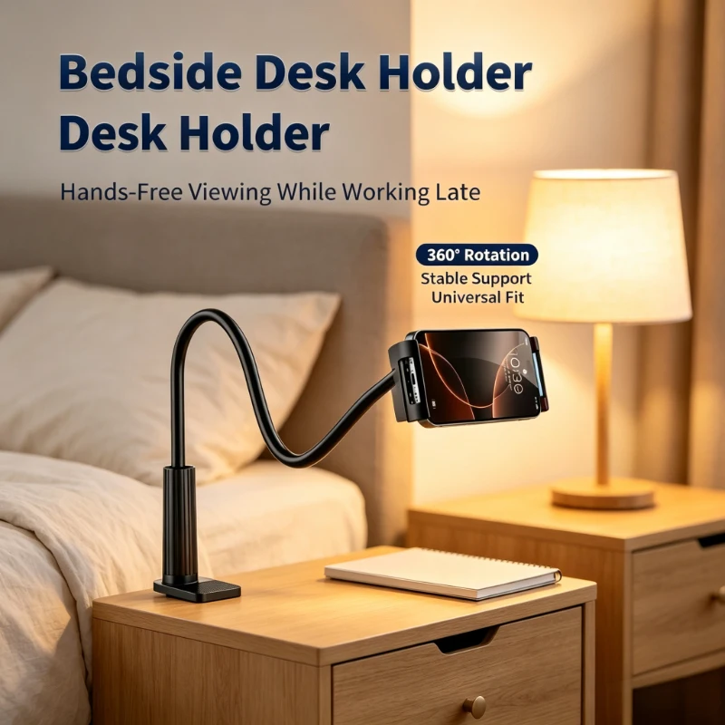 Adjustable Long Arm Cantilever Bedside Lazy Support Mount Compatible All Phones Tablets Desktop Household Daily Leisure
Adjustable Long Arm Cantilever Bedside Lazy Support Mount Compatible All Phones Tablets Desktop Household Daily Leisure