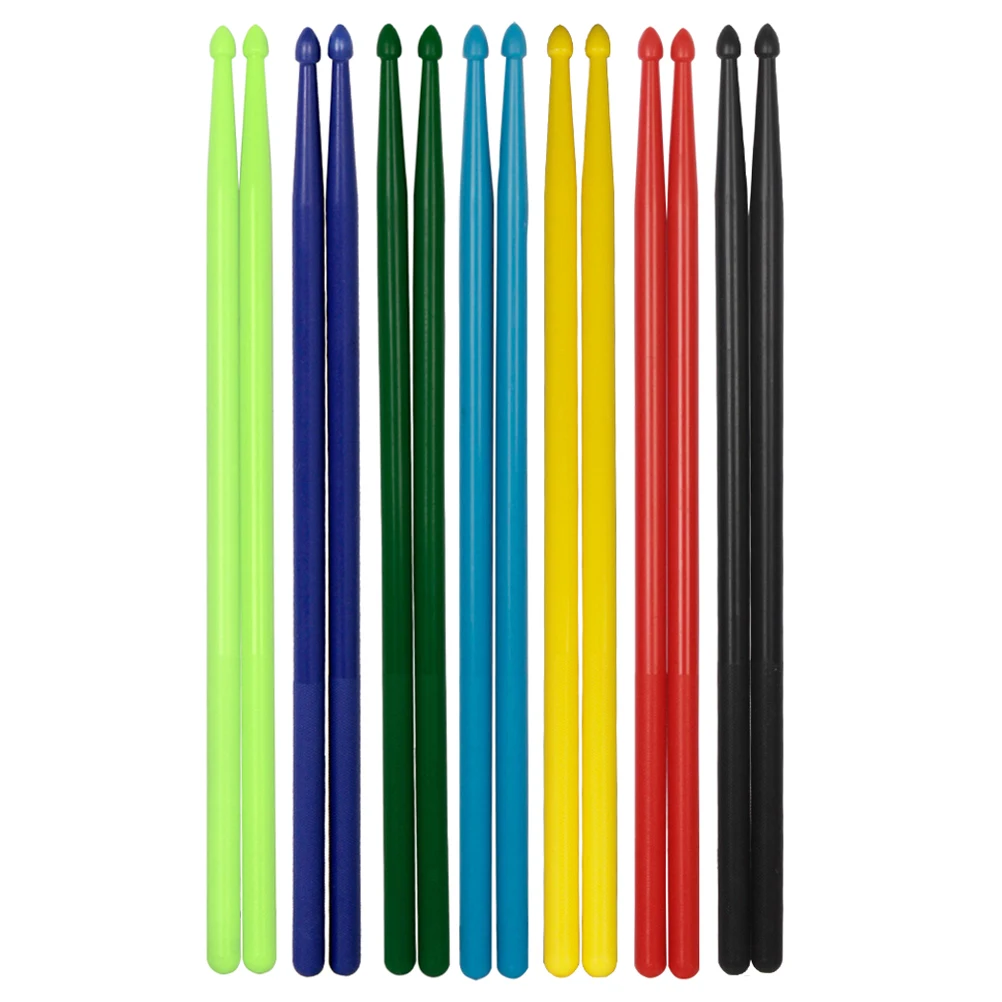 7 Pairs 5A Nylon Drumsticks Colorful Lightweight Drum Set Percussion Instrument Accessory Non Slip Durable Practice Sticks Home
7 Pairs 5A Nylon Drumsticks Colorful Lightweight Drum Set Percussion Instrument Accessory Non Slip Durable Practice Sticks Home