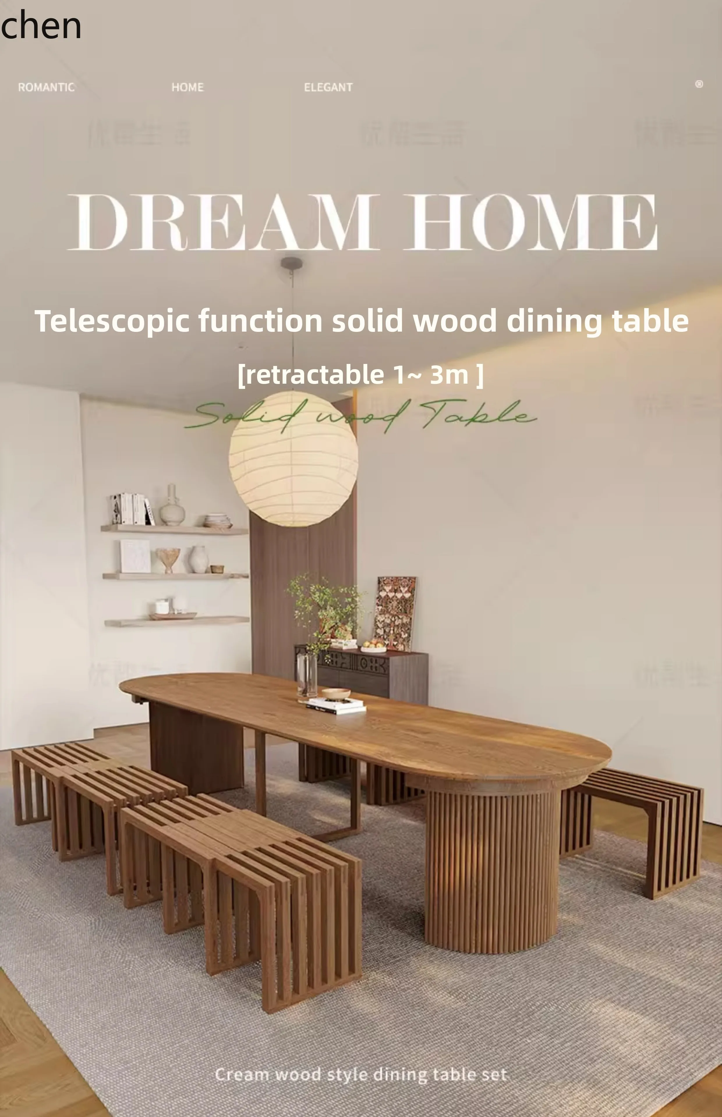 LXC Rectangular Solid Wood Extendable Dining Table 3m People Dining Medieval Style High-end Hotel Homestay
LXC Rectangular Solid Wood Extendable Dining Table 3m People Dining Medieval Style High-end Hotel Homestay