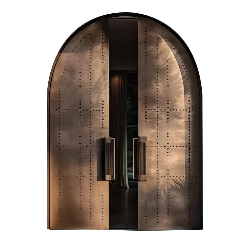 Double door at home, cast aluminum rural self-built house, classical anti-theft door
Double door at home, cast aluminum rural self-built house, classical anti-theft door