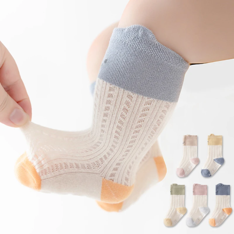 Summer Baby Mesh Socks Thin Cotton Mid Tube Sock 0-3 Years Boy Girl Newborn Footwear Cute Cartoon Infant Net Stockings Kids Sock
Summer Baby Mesh Socks Thin Cotton Mid Tube Sock 0-3 Years Boy Girl Newborn Footwear Cute Cartoon Infant Net Stockings Kids Sock