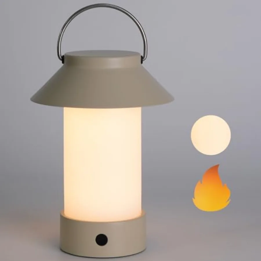 Rechargeable Outdoor Lantern Waterproof, Dimmable Warm and Flickering Flame Mood Light, Portable Cordless Table Lamp for Patio/
Rechargeable Outdoor Lantern Waterproof, Dimmable Warm and Flickering Flame Mood Light, Portable Cordless Table Lamp for Patio/