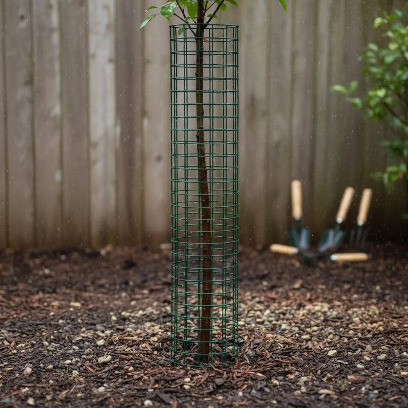 2 Pieces Tree Trunk Protector expandedGrid Metal Mesh Tree Guard Sapling Protector Cylindrical Outdoor Protection Dark Green
2 Pieces Tree Trunk Protector expandedGrid Metal Mesh Tree Guard Sapling Protector Cylindrical Outdoor Protection Dark Green