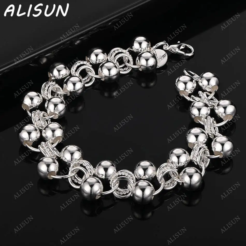ALISUN 925 Sterling Silver Bracelets For Women Charm Trend Birthday Gifts Fashion Party Fine Jewelry
ALISUN 925 Sterling Silver Bracelets For Women Charm Trend Birthday Gifts Fashion Party Fine Jewelry