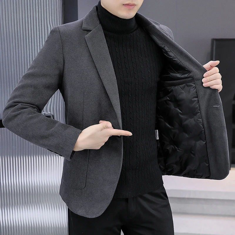 2025 Blazer Men's Business Gentleman Wedding Fashion Versatile and Trendy Host Best Man Solid Color Slimming Casual Down Blazer
2025 Blazer Men's Business Gentleman Wedding Fashion Versatile and Trendy Host Best Man Solid Color Slimming Casual Down Blazer