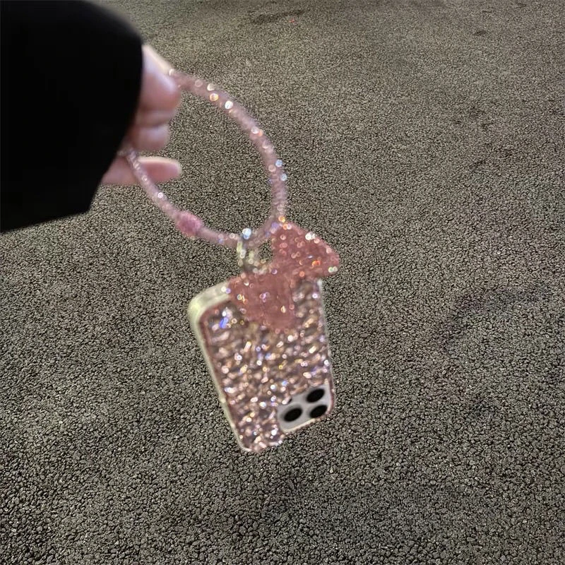 2025 New Advanced Rhinestone Bow Ring Phone Case for Apple 14Promax Women's Drop-resistant Protective Case
2025 New Advanced Rhinestone Bow Ring Phone Case for Apple 14Promax Women's Drop-resistant Protective Case