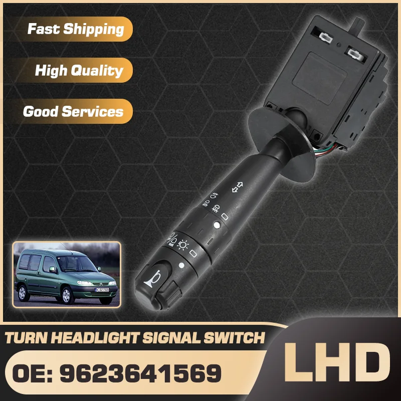 Turn Signal Headlight Combination Switch 9623641569 For Citroen Berlingo MK1 Peugeot Grand Raid Partner Ranch 1996-2002 6253.69
Turn Signal Headlight Combination Switch 9623641569 For Citroen Berlingo MK1 Peugeot Grand Raid Partner Ranch 1996-2002 6253.69