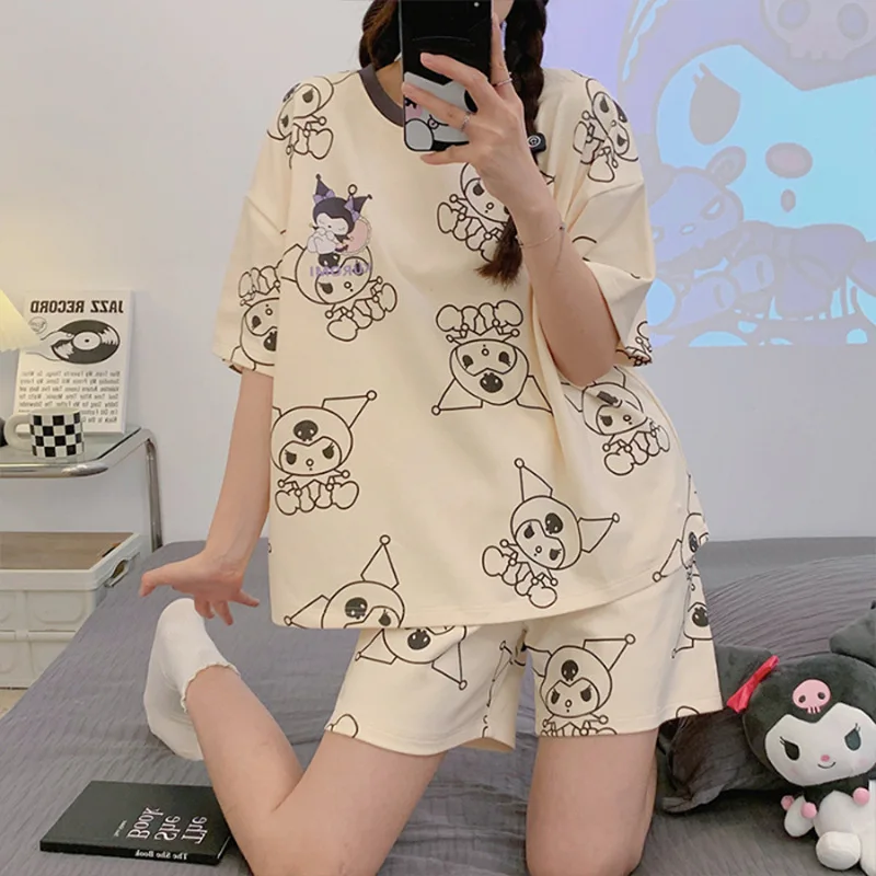 Miniso Women's Summer Suits Round Neck Pajamas Sleepwear Clothes Sets Anime Cute Kawaii Pajama Cartoon Casual Loose Women Pajama
Miniso Women's Summer Suits Round Neck Pajamas Sleepwear Clothes Sets Anime Cute Kawaii Pajama Cartoon Casual Loose Women Pajama