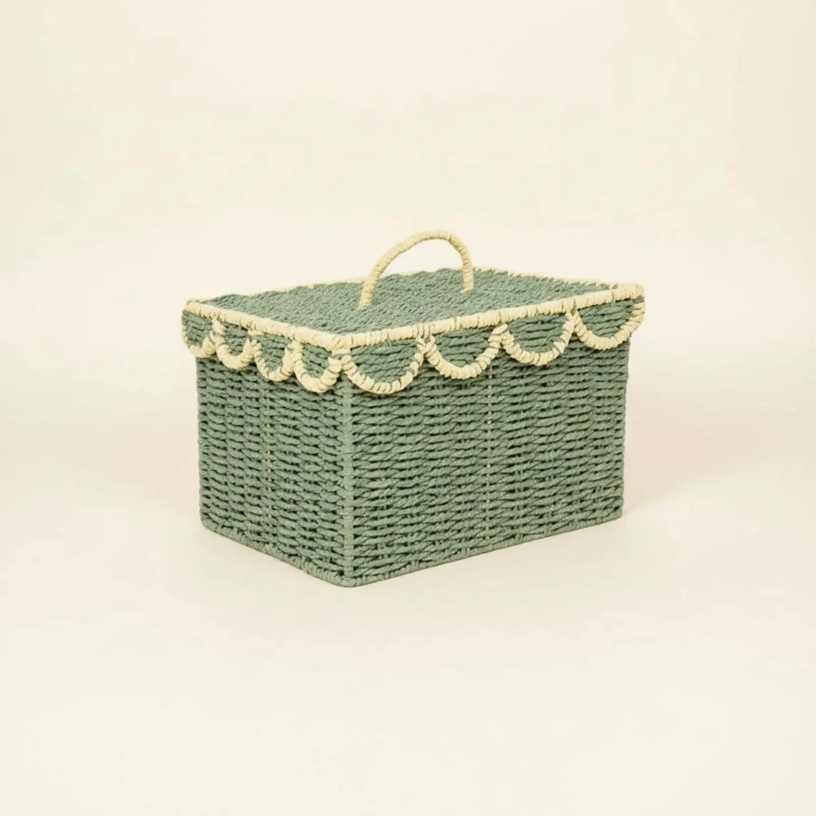 Paper Rope Basket Handwoven Lidded Storage Box Woven Storage Box Desktop Organizer Lidded Basket Dust Protection for Vanity
Paper Rope Basket Handwoven Lidded Storage Box Woven Storage Box Desktop Organizer Lidded Basket Dust Protection for Vanity
