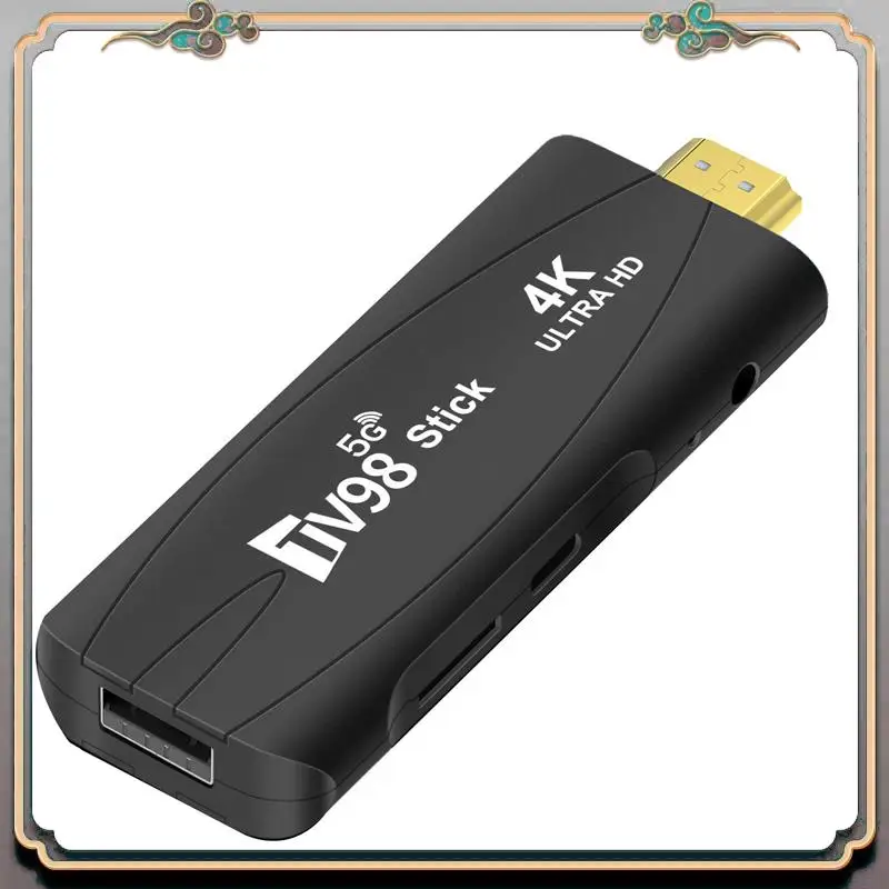 A46M-TV98 TV STICK 1G+8G Android12.1 2.4G 5G Wifi Android Smart TV BOX 4K 60Fps Set Top Box
A46M-TV98 TV STICK 1G+8G Android12.1 2.4G 5G Wifi Android Smart TV BOX 4K 60Fps Set Top Box