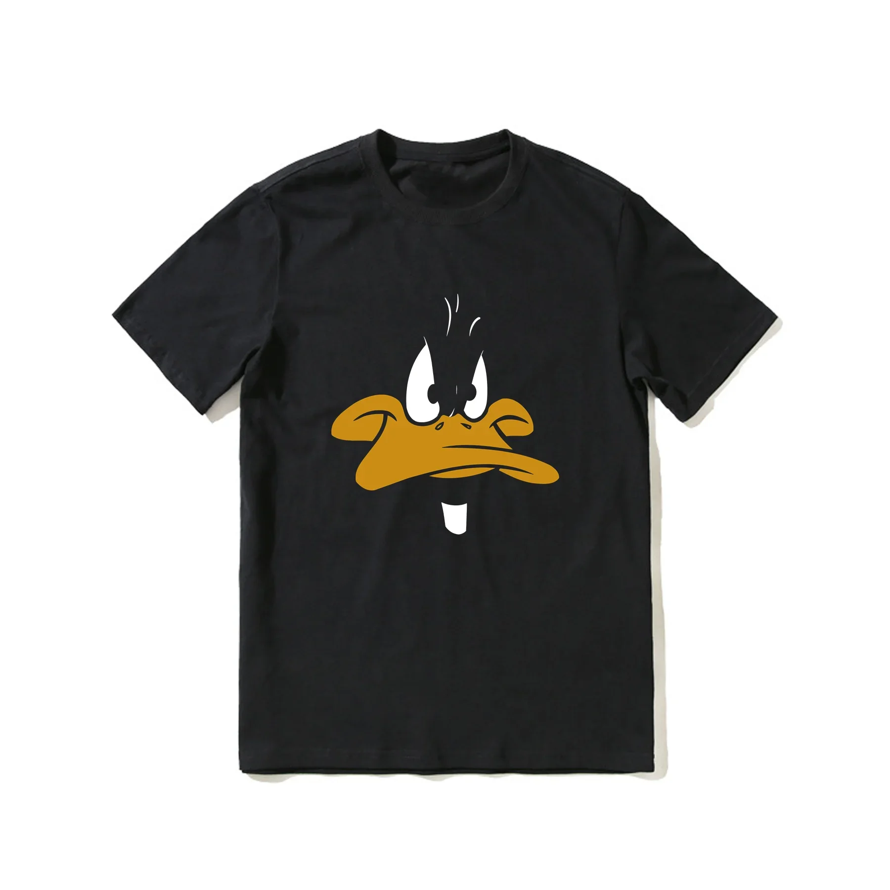 2025 Hot Sale Summer 100% Cotton Daffy Duck Face Black T Shirt Men Short Sleeves Cool Tee Hip Hop Streetwear T-shirt
2025 Hot Sale Summer 100% Cotton Daffy Duck Face Black T Shirt Men Short Sleeves Cool Tee Hip Hop Streetwear T-shirt