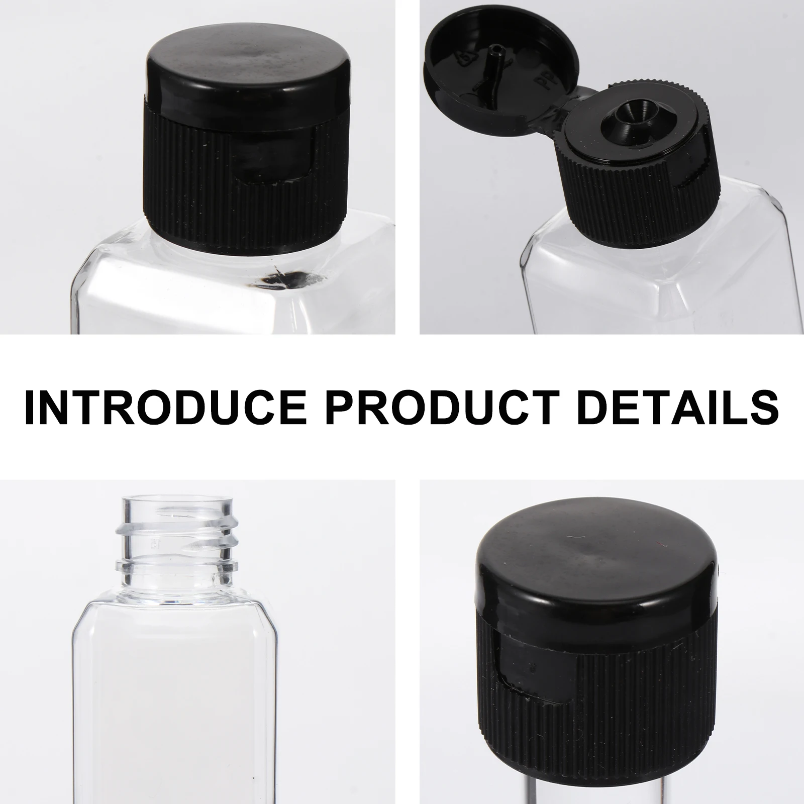 20pcs Square Bottles Empty Refillable Bottle Containers Plastic Travel Size Portable Reusable Refillable LeakProof
20pcs Square Bottles Empty Refillable Bottle Containers Plastic Travel Size Portable Reusable Refillable LeakProof