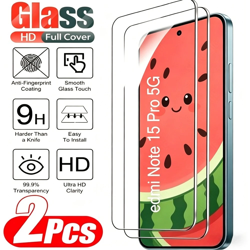 2Pcs Ultra Clear Tempered Glass for Redmi Note 15 Pro 5G 14 13 12 Pro 14S 12S Screen Protector for Redmi 15C 15 14C 13C 12C 10A
2Pcs Ultra Clear Tempered Glass for Redmi Note 15 Pro 5G 14 13 12 Pro 14S 12S Screen Protector for Redmi 15C 15 14C 13C 12C 10A