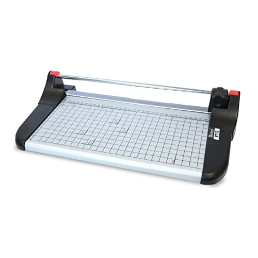 RT Rotary Paper Trimmer.5" Cut Length 10 Sheet Capacity Metal Base Paper Cutter for Offices Schools and Crafts
RT Rotary Paper Trimmer.5" Cut Length 10 Sheet Capacity Metal Base Paper Cutter for Offices Schools and Crafts