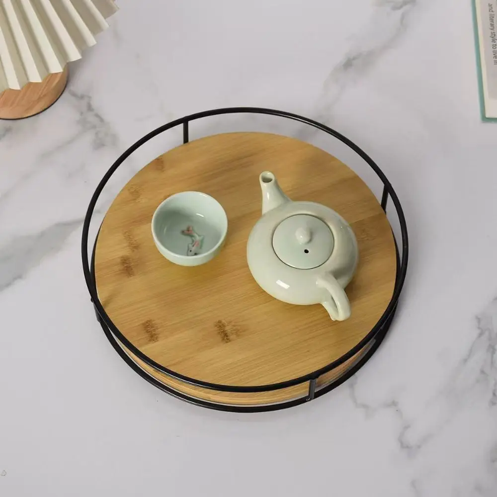 With Metal Frame Non Slip Base 360 Degree Rotation Tray Large Capacity Round Wooden Kitchen Rotating Spice Rack
With Metal Frame Non Slip Base 360 Degree Rotation Tray Large Capacity Round Wooden Kitchen Rotating Spice Rack
