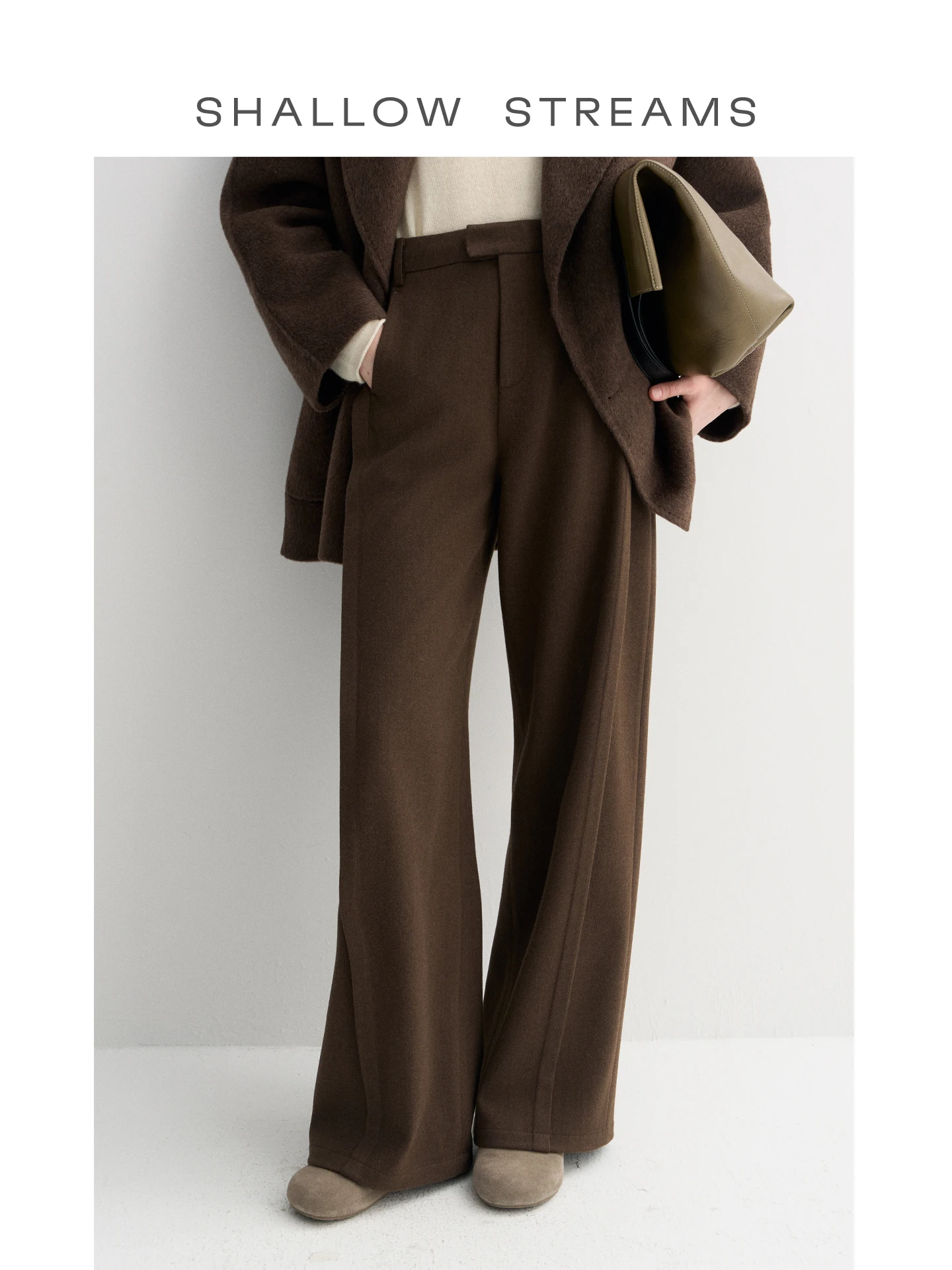 Lichi's Sea Retro Cool Wool Pants High nce Old Money Warm Casual Wide Leg Dra West Pants Women Autumn Winter
Lichi's Sea Retro Cool Wool Pants High nce Old Money Warm Casual Wide Leg Dra West Pants Women Autumn Winter