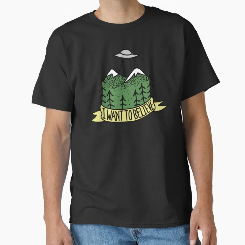 Retro Sci fi The X Files I Want To Believe 1104 Alien Gift T shirt for man 100% cotton Large size Tops Graphic Clothes
Retro Sci fi The X Files I Want To Believe 1104 Alien Gift T shirt for man 100% cotton Large size Tops Graphic Clothes