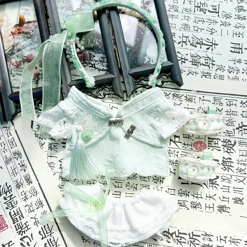 Шинуазри белый чай милая девушка древний стиль Cheongsam Hanfu головной убор костюм 20 см плюшевая хлопковая кукла наряд подарок
Шинуазри белый чай милая девушка древний стиль Cheongsam Hanfu головной убор костюм 20 см плюшевая хлопковая кукла наряд подарок