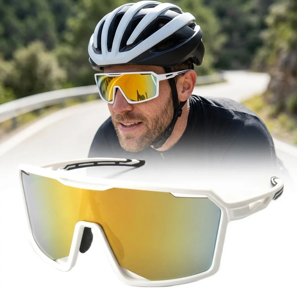 Outdoor Cycling Sunglasses Windproof Sports Goggles UV400 Protection TR90 Frame MTB Bike Running Driving Protective Eyewear
Outdoor Cycling Sunglasses Windproof Sports Goggles UV400 Protection TR90 Frame MTB Bike Running Driving Protective Eyewear