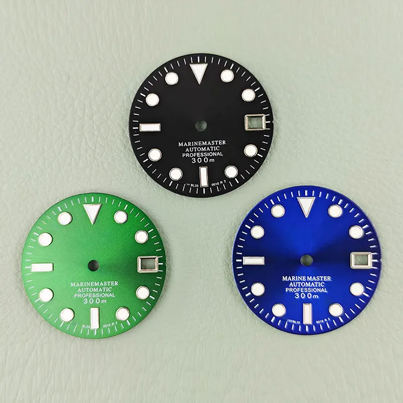 NH35 dial 28.5mm S marine master calendar sun pattern modification accessories for NH35/36 movemen
NH35 dial 28.5mm S marine master calendar sun pattern modification accessories for NH35/36 movemen