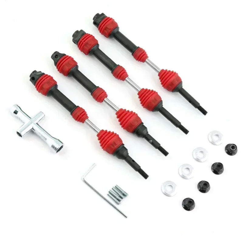 4 Pcs/2pcs Rear Drive Shaft Steel Driveshaft CVD For 1/10 Trxs Slash Rustler Hoss Stampede VXL 4X4 RC Car
4 Pcs/2pcs Rear Drive Shaft Steel Driveshaft CVD For 1/10 Trxs Slash Rustler Hoss Stampede VXL 4X4 RC Car