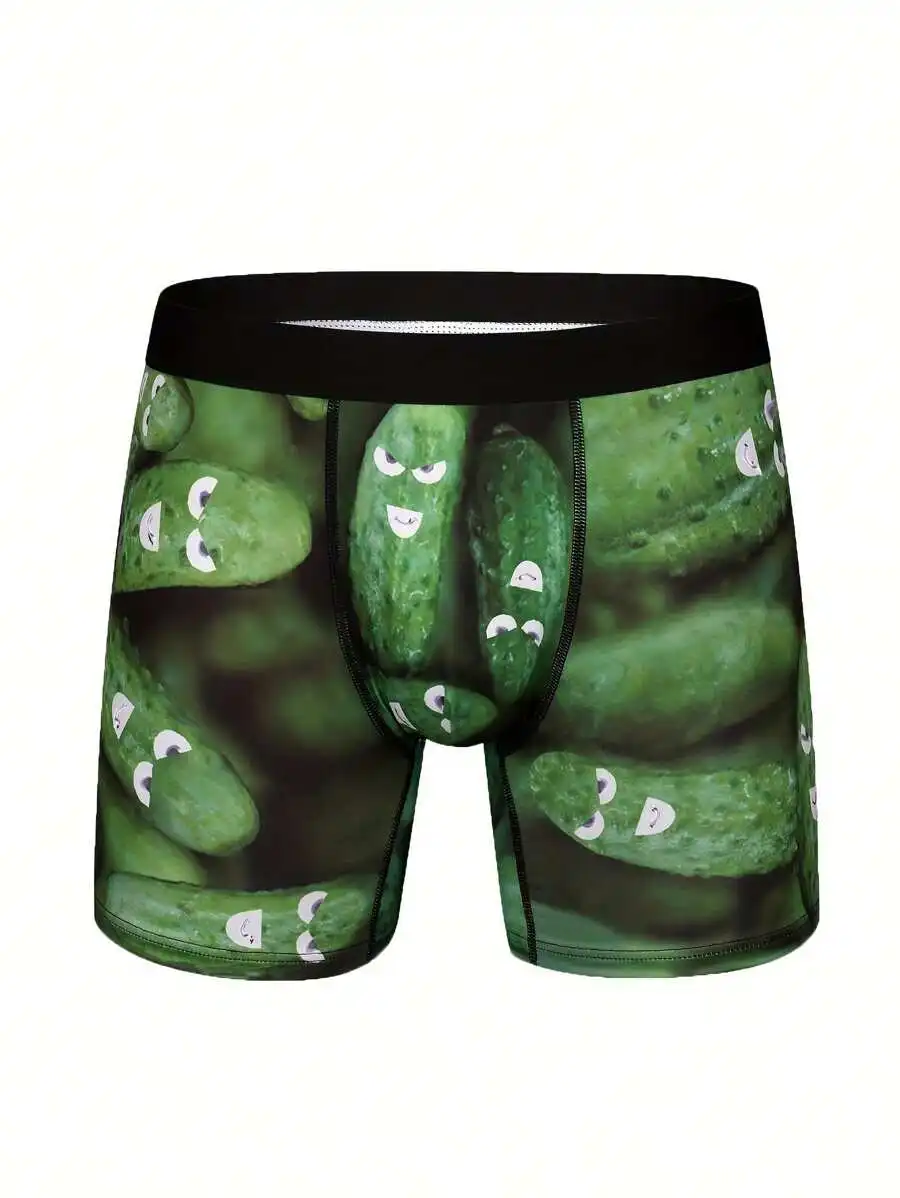 Mens Cucumber Print Boxer Briefs 3pcs
Mens Cucumber Print Boxer Briefs 3pcs