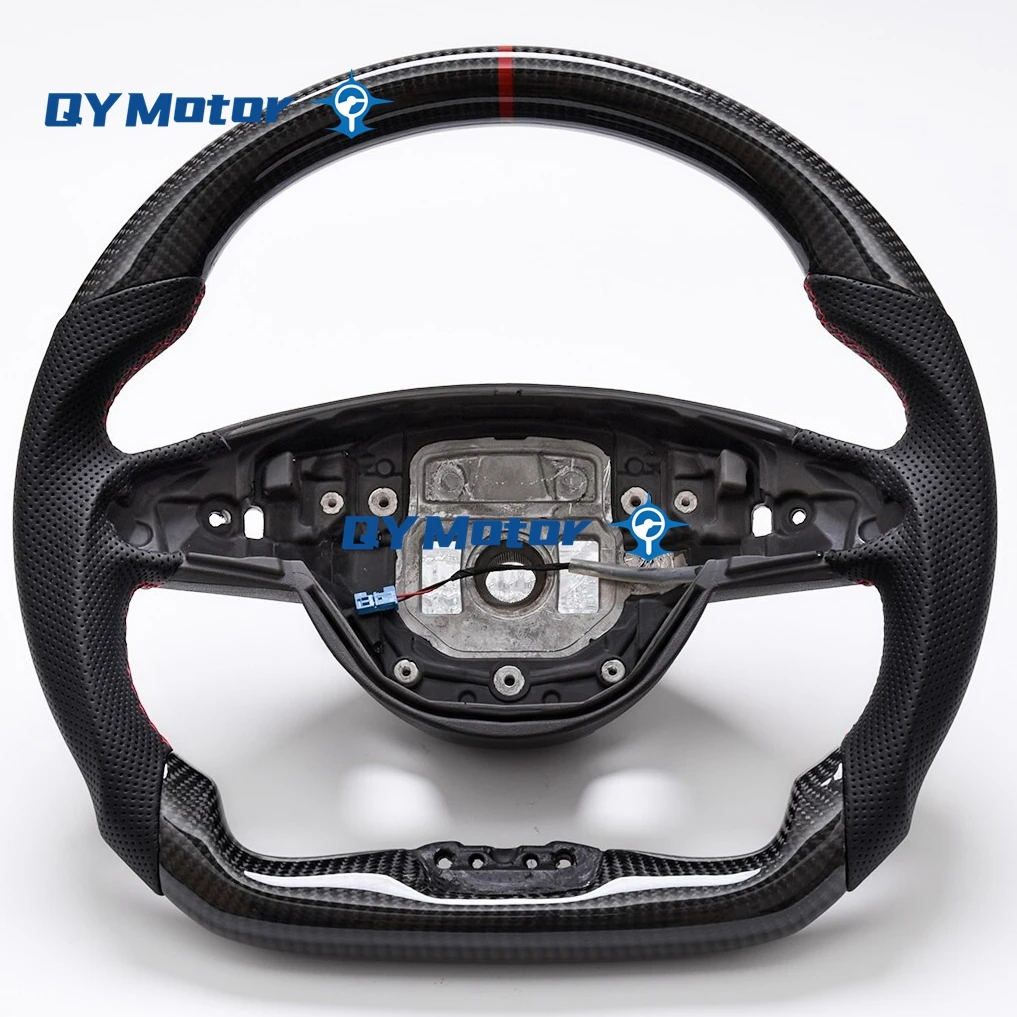 Перфорированный кожаный руль из настоящего углеродного волокна, замена для Mercedes Benz AMG A45 C43 C63 E63 S63 W205 W213 W222
Перфорированный кожаный руль из настоящего углеродного волокна, замена для Mercedes Benz AMG A45 C43 C63 E63 S63 W205 W213 W222